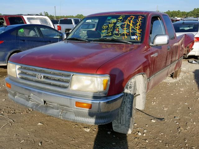 JT4TN14D3W0041538 - 1998 TOYOTA T100 XTRAC BURGUNDY photo 2