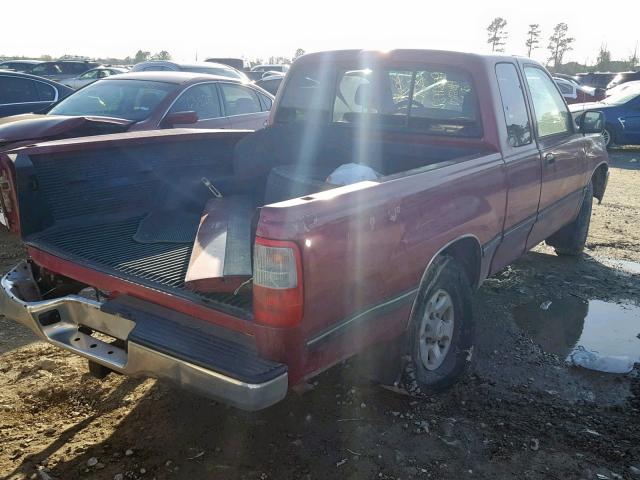 JT4TN14D3W0041538 - 1998 TOYOTA T100 XTRAC BURGUNDY photo 4