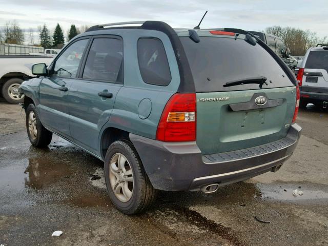 KNDJF723867196403 - 2006 KIA NEW SPORTA GREEN photo 3