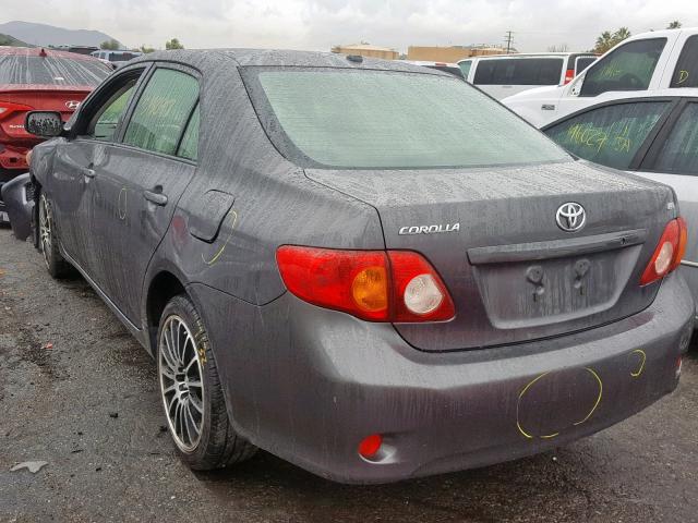 JTDBL40E49J009441 - 2009 TOYOTA COROLLA BA 灰色 照片 3