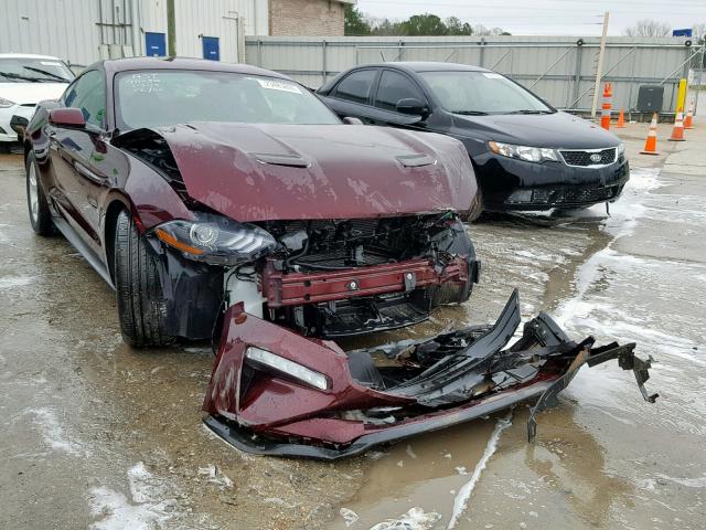 1FA6P8TH7J5182800 - 2018 FORD MUSTANG 勃艮第红 照片 1