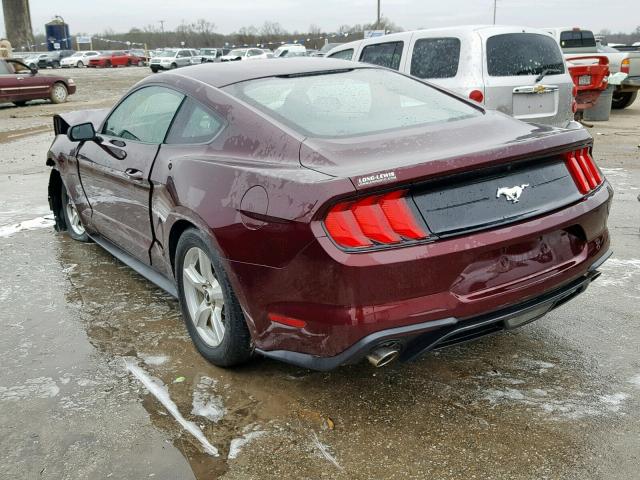 1FA6P8TH7J5182800 - 2018 FORD MUSTANG 勃艮第红 照片 3