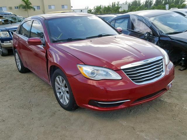 1C3CCBBB8DN723056 - 2013 CHRYSLER 200 TOURIN RED photo 1