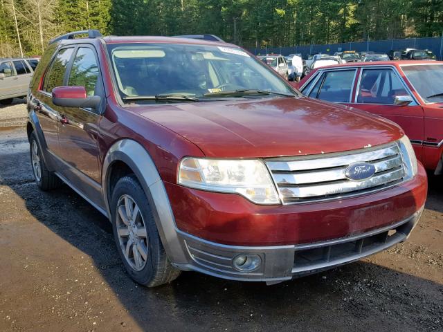 1FMDK05W38GA08102 - 2008 FORD TAURUS X S MAROON photo 1