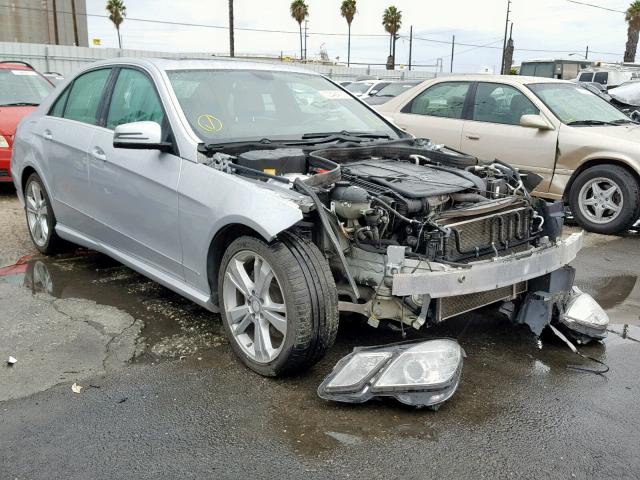 WDDHF5KB8DA707592 - 2013 MERCEDES-BENZ E 350 SILVER photo 1