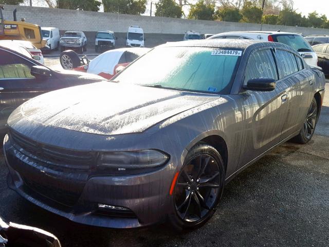 2C3CDXHG7GH307204 - 2016 DODGE CHARGER SX GRAY photo 2