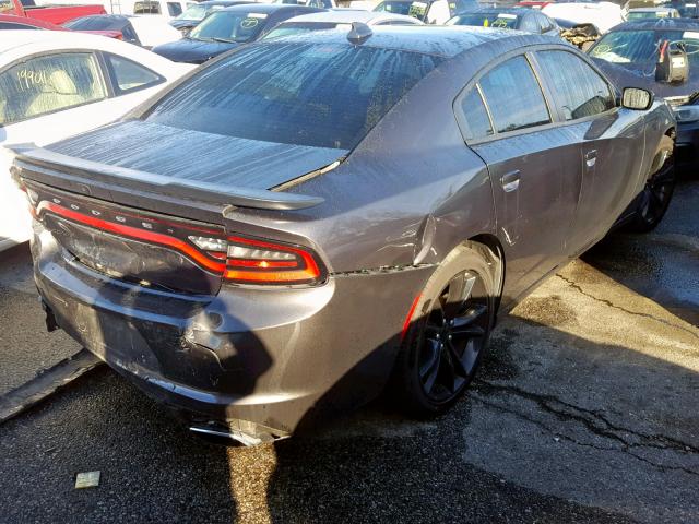 2C3CDXHG7GH307204 - 2016 DODGE CHARGER SX GRAY photo 4