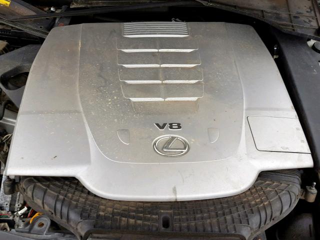 JTHGL46F675014926 - 2007 LEXUS LS 460L SILVER photo 7