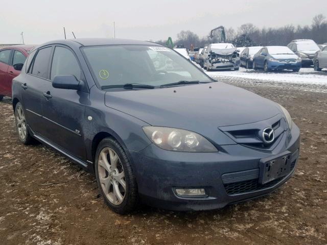 JM1BK344981118751 - 2008 MAZDA 3 HATCHBAC GRAY photo 1