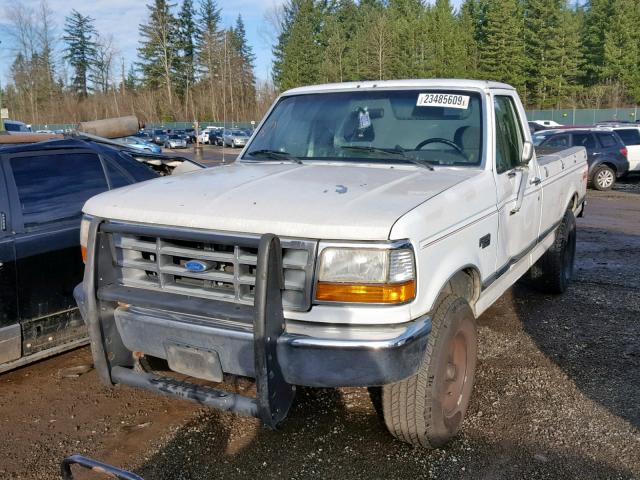 1FTEF14N7NLA69273 - 1992 FORD F150 WHITE photo 2