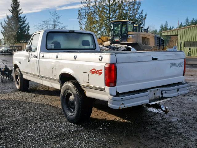 1FTEF14N7NLA69273 - 1992 FORD F150 WHITE photo 3