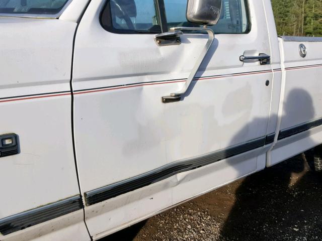 1FTEF14N7NLA69273 - 1992 FORD F150 WHITE photo 9