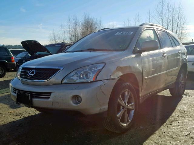 JTJHW31U460036624 - 2006 LEXUS RX 400 BEIGE photo 2