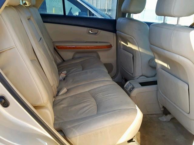 JTJHW31U460036624 - 2006 LEXUS RX 400 BEIGE photo 6