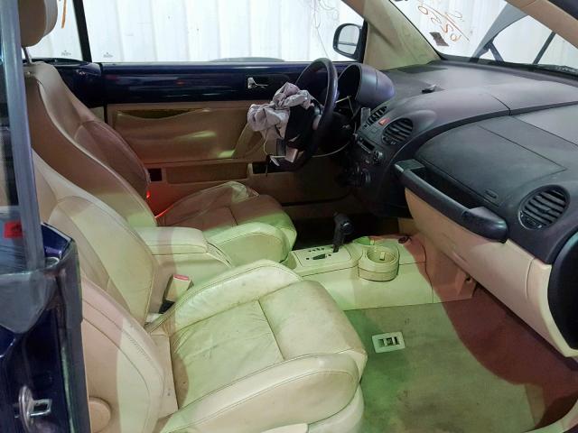 3VWCM31Y84M326250 - 2004 VOLKSWAGEN NEW BEETLE 蓝色 照片 5