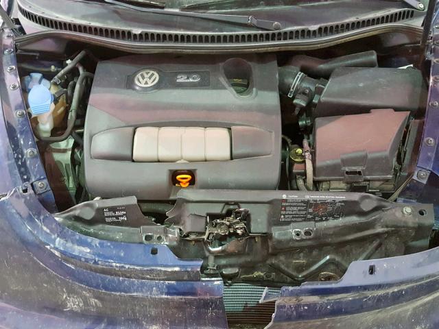 3VWCM31Y84M326250 - 2004 VOLKSWAGEN NEW BEETLE 蓝色 照片 7