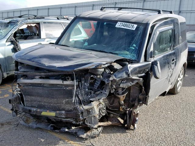 5J6YH28513L002070 - 2003 HONDA ELEMENT EX BLACK photo 2