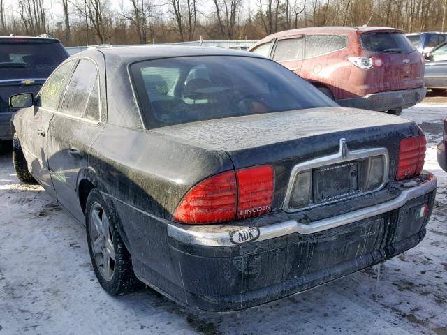 1LNHM86S32Y709942 - 2002 LINCOLN LS BLACK photo 3