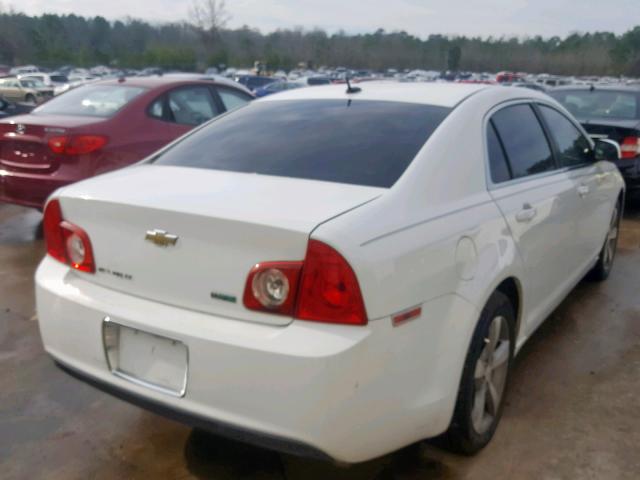 1G1ZC5EU0BF181522 - 2011 CHEVROLET MALIBU 1LT WHITE photo 4