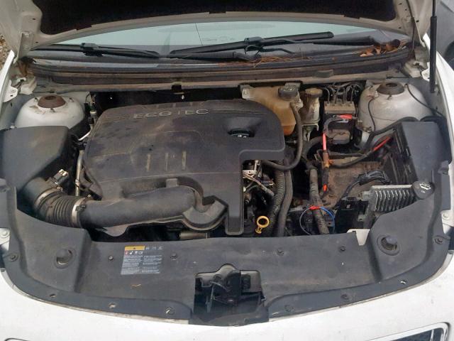 1G1ZC5EU0BF181522 - 2011 CHEVROLET MALIBU 1LT WHITE photo 7
