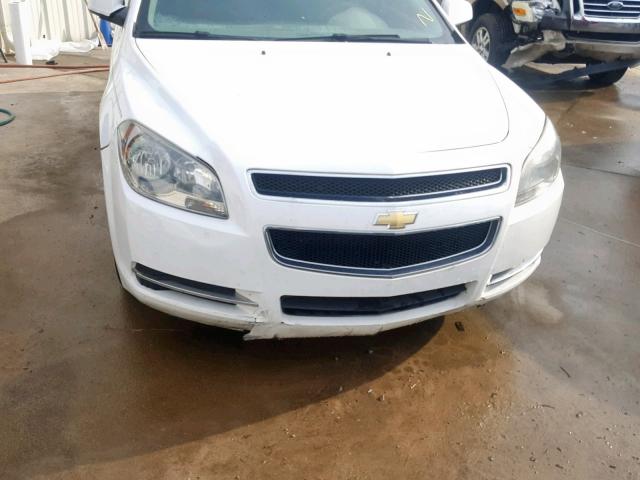 1G1ZC5EU0BF181522 - 2011 CHEVROLET MALIBU 1LT WHITE photo 9