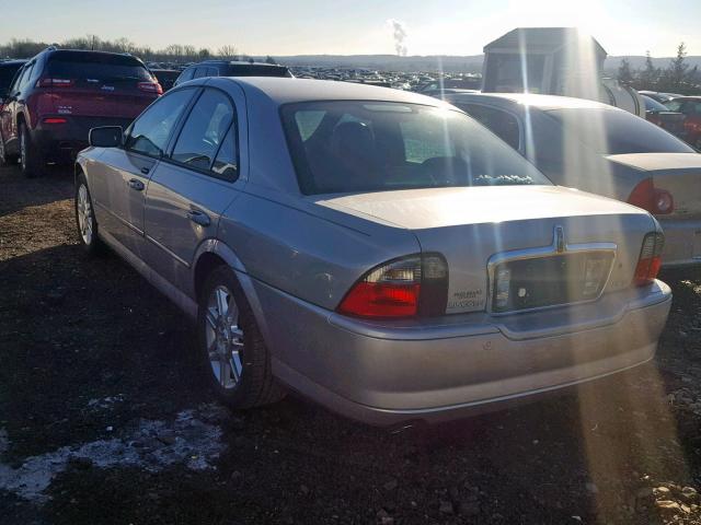 1LNHM87AX3Y699546 - 2003 LINCOLN LS SILVER photo 3