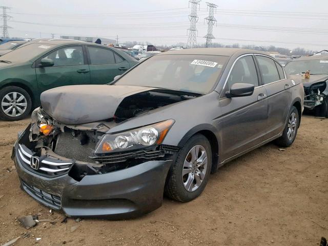 1HGCP2F4XBA089041 - 2011 HONDA ACCORD LXP GRAY photo 2