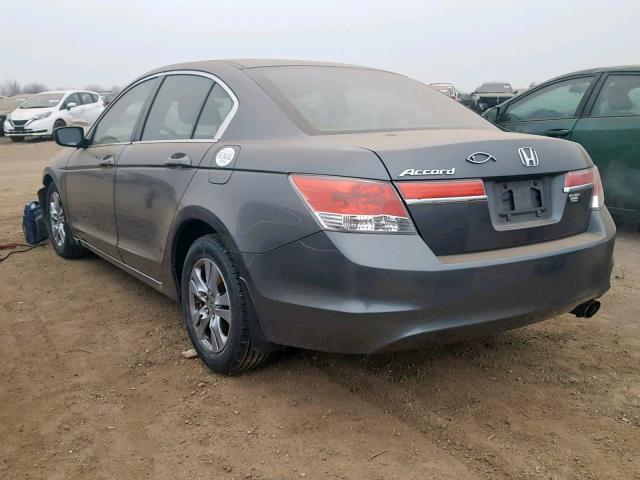 1HGCP2F4XBA089041 - 2011 HONDA ACCORD LXP GRAY photo 3