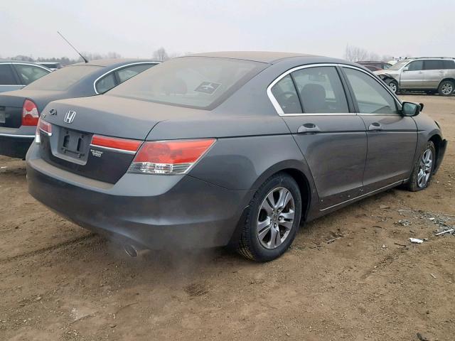 1HGCP2F4XBA089041 - 2011 HONDA ACCORD LXP GRAY photo 4