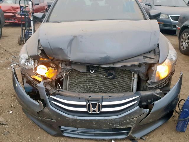 1HGCP2F4XBA089041 - 2011 HONDA ACCORD LXP GRAY photo 7