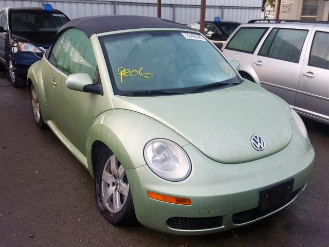 3VWRG31Y87M413636 - 2007 VOLKSWAGEN NEW BEETLE Yaşıl foto 1