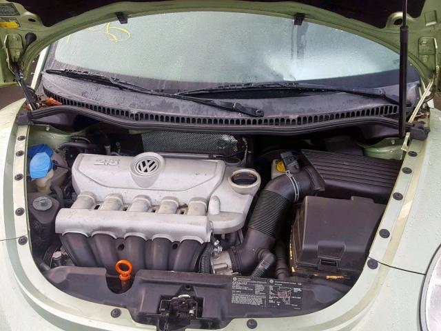 3VWRG31Y87M413636 - 2007 VOLKSWAGEN NEW BEETLE Yaşıl foto 7