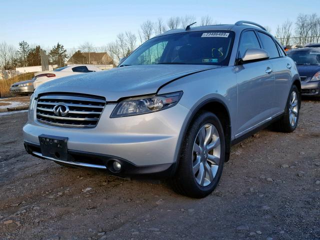 JNRAS08W26X207139 - 2006 INFINITI FX35 ვერცხლისფერი ფოტო 2