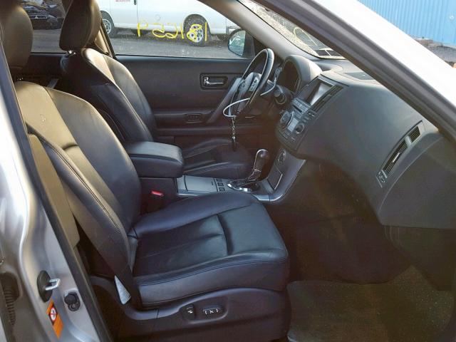 JNRAS08W26X207139 - 2006 INFINITI FX35 ვერცხლისფერი ფოტო 5