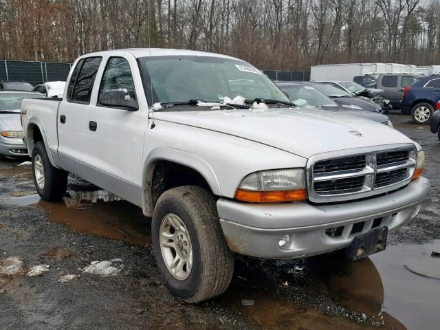 1D7HG48N44S518358 - 2004 DODGE DAKOTA QUA WHITE photo 1