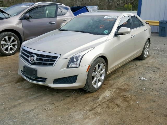 1G6AB5RX0D0147228 - 2013 CADILLAC ATS LUXURY TAN photo 2