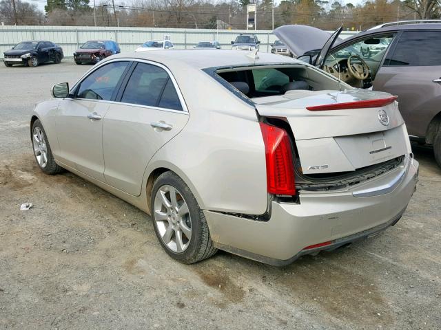 1G6AB5RX0D0147228 - 2013 CADILLAC ATS LUXURY TAN photo 3