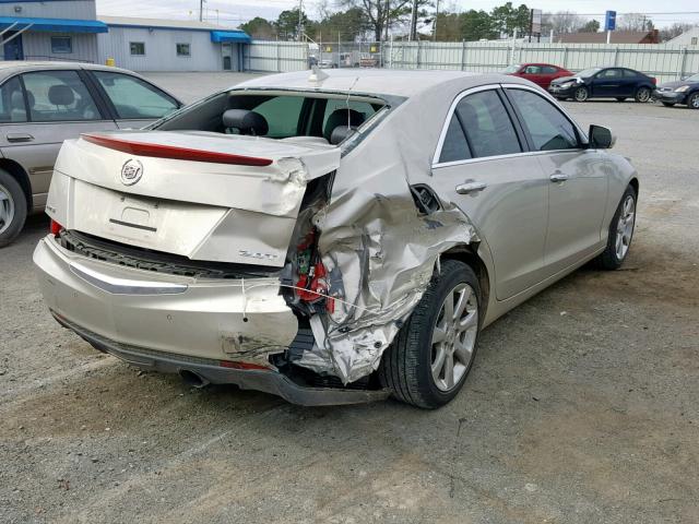 1G6AB5RX0D0147228 - 2013 CADILLAC ATS LUXURY TAN photo 4