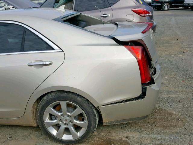 1G6AB5RX0D0147228 - 2013 CADILLAC ATS LUXURY TAN photo 9