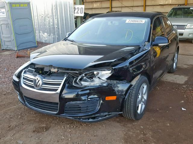3VWRM71K69M123586 - 2009 VOLKSWAGEN JETTA SE 黑色 照片 2