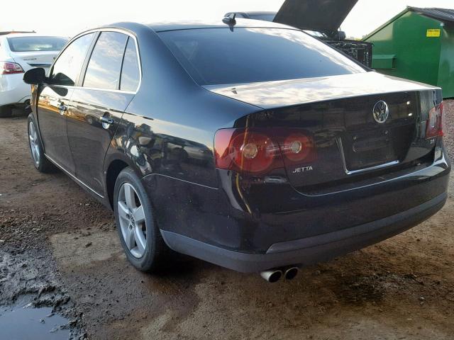 3VWRM71K69M123586 - 2009 VOLKSWAGEN JETTA SE 黑色 照片 3