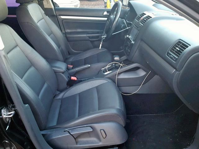 3VWRM71K69M123586 - 2009 VOLKSWAGEN JETTA SE 黑色 照片 5