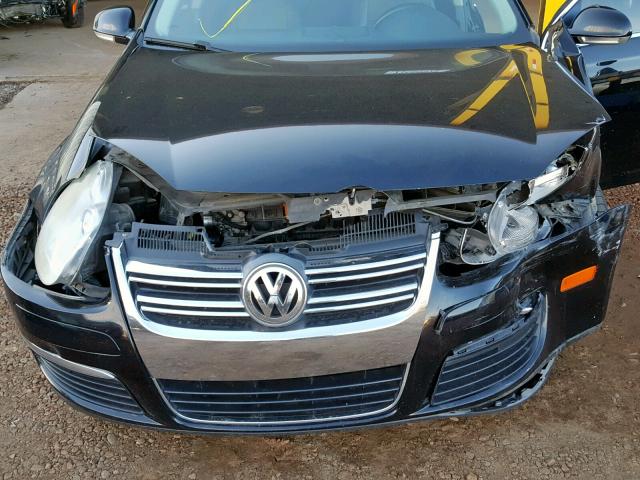 3VWRM71K69M123586 - 2009 VOLKSWAGEN JETTA SE 黑色 照片 7