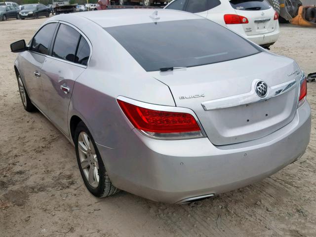 1G4GE5E3XCF178463 - 2012 BUICK LACROSSE P SILVER photo 3