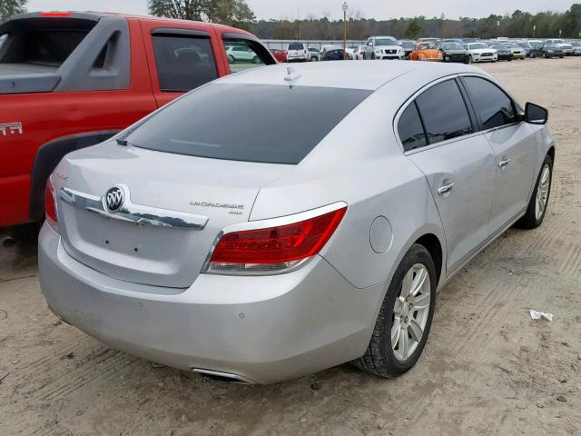 1G4GE5E3XCF178463 - 2012 BUICK LACROSSE P SILVER photo 4