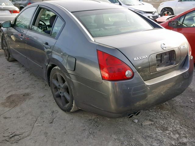 1N4BA41E36C845235 - 2006 NISSAN MAXIMA SE GRAY photo 3