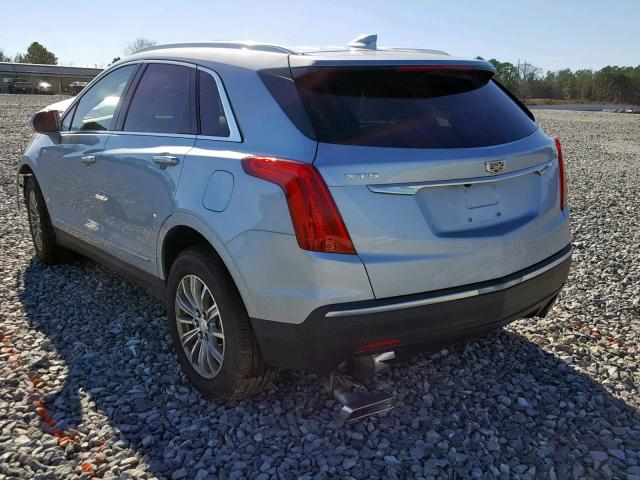 1GYKNBRS5HZ307255 - 2017 CADILLAC XT5 LUXURY SILVER photo 3