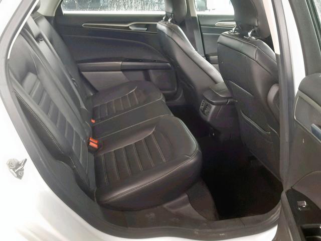 3FA6P0H99DR164545 - 2013 FORD FUSION SE WHITE photo 6