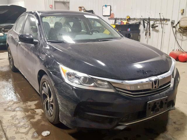 1HGCR2F30GA031044 - 2016 HONDA ACCORD LX BLACK photo 1