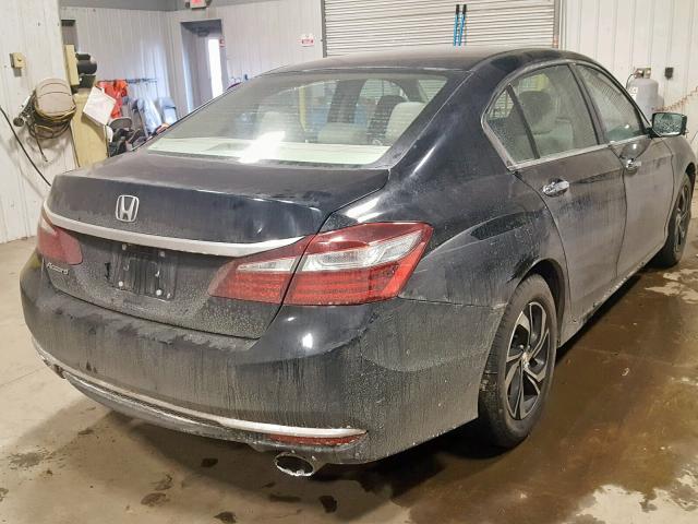 1HGCR2F30GA031044 - 2016 HONDA ACCORD LX BLACK photo 4